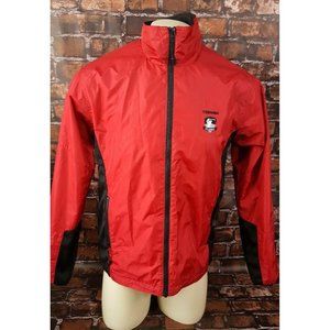 Toshiba Golf Classic Long Sleeve Golf Jacket Men Size Small Full Zip Red